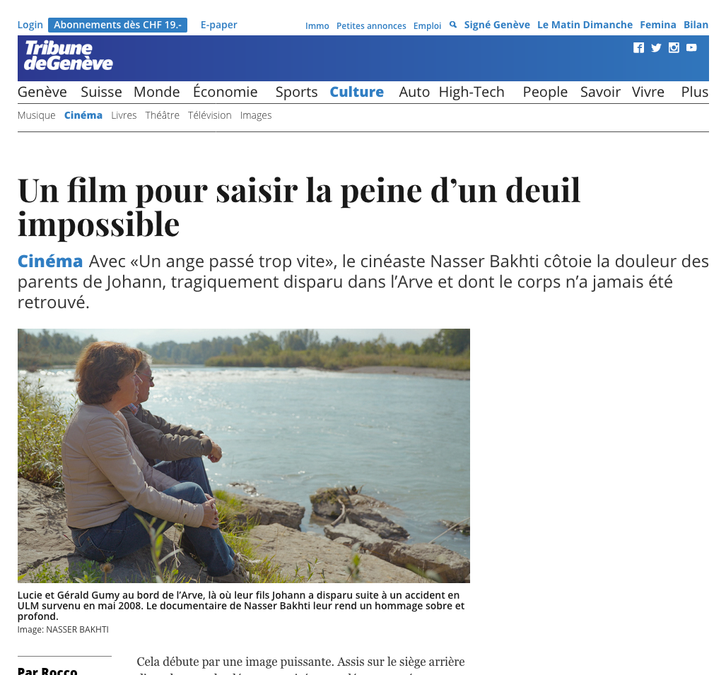 Un film pour saisir la peine d’un deuil impossible